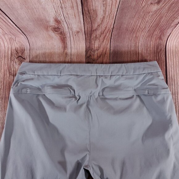 Lululemon Mens Size 38X29 Relaxed Fit Belted Stretch Pant Chino Rhino Grey - Picture 7 of 13